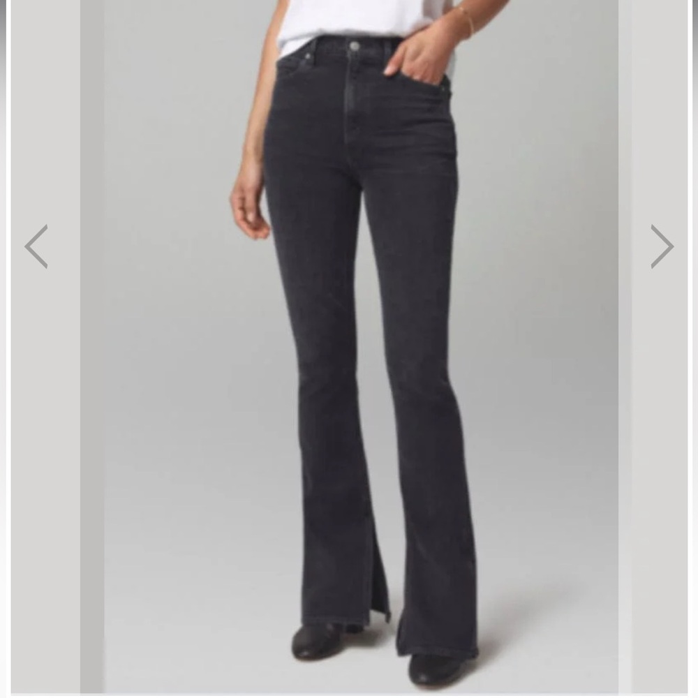 Citizens of Humanity Georgia High-Rise Bootcut Jeans 24 Hemmed